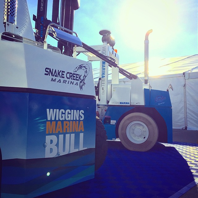 Wiggins Lift at the Miami Int’l Boat Show 2015